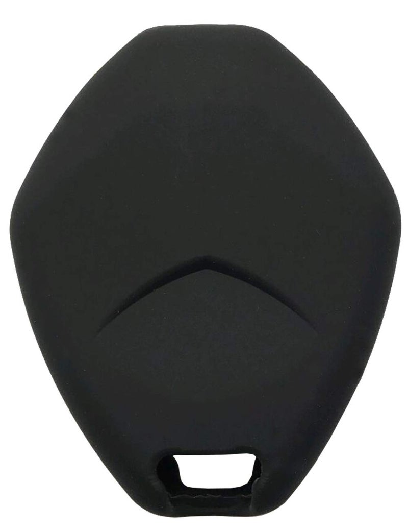 Grakest Silicone Protector Key Fob Cover Case fit for Mitsubishi Eclipse Lancer Outlander Galant Endeavor Keyless Entry Key Fob Glove (Black Red) - Image 3